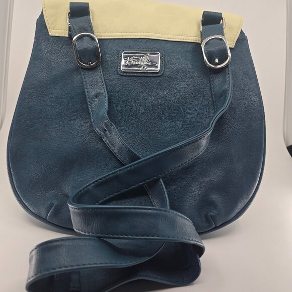 Disney Boutique Ariel The Little Mermaid Watercolor Crossbody Saddle Bag Teal - Picture 6 of 10